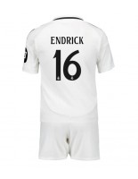 Real Madrid Endrick #16 Kotipaita Lasten 2024-25 Lyhythihainen (+ shortsit)